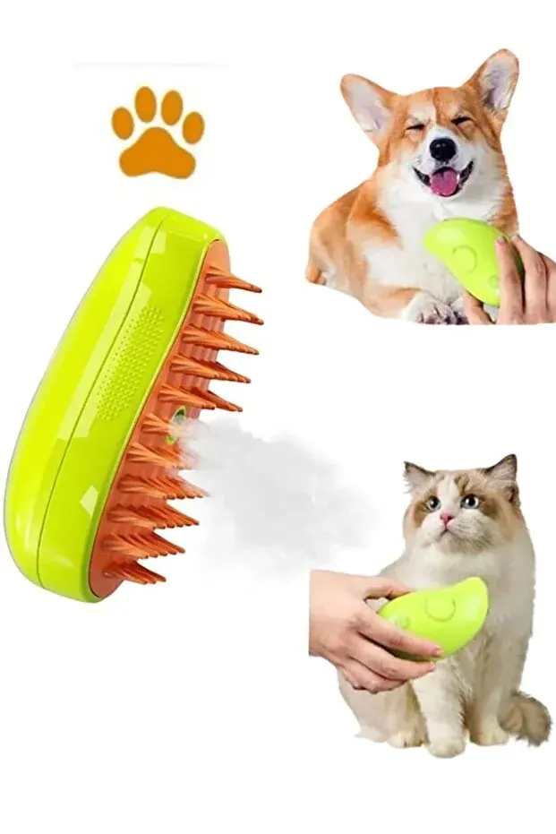 BEYZANA Buharlı Kedi & Köpek Yıkama Fırçası Tarağı Yumuşak Silikon - görsel 7