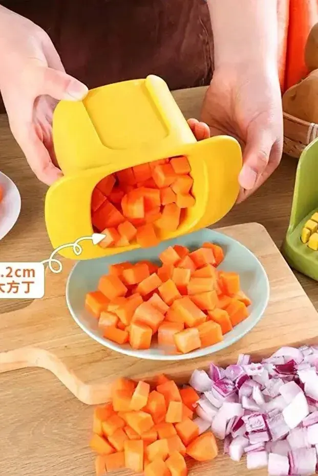 BEYZANA Patates Soğan Doğrayıcı ile Mutfakta Zaman Kazanın, Kesme Tahtası Gerektirmeyen Pratik Hızlı Doğrama - görsel 5