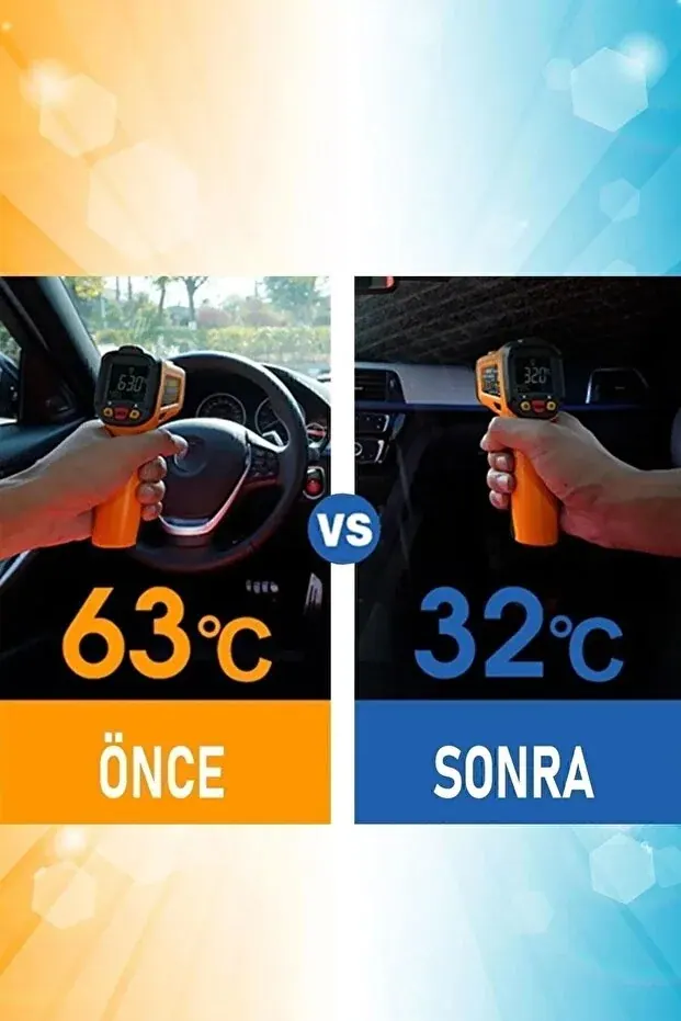 BEYZANA Oto Araba Güneşlik Şemsiye Tip Ön Cam Güneş Önleyici Katlanabilir. Tüm araçlara uygun - görsel 4