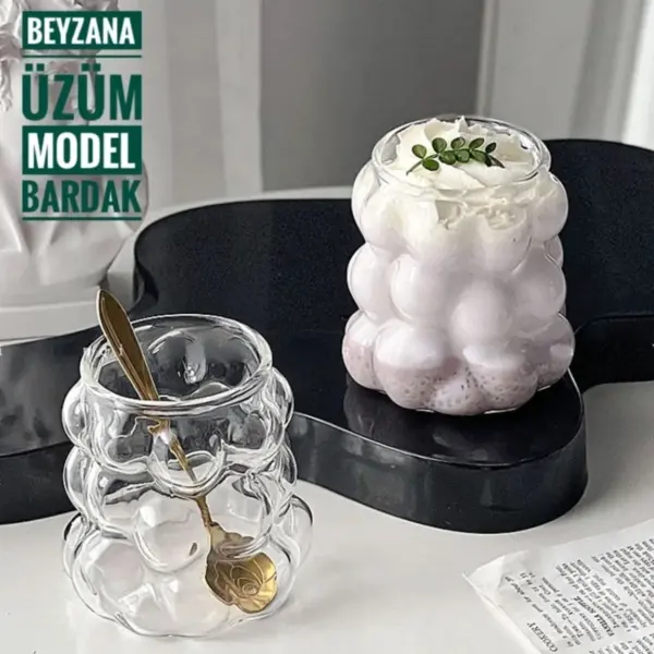 Üzüm Model Meşrubat Bardağı Borosilikat