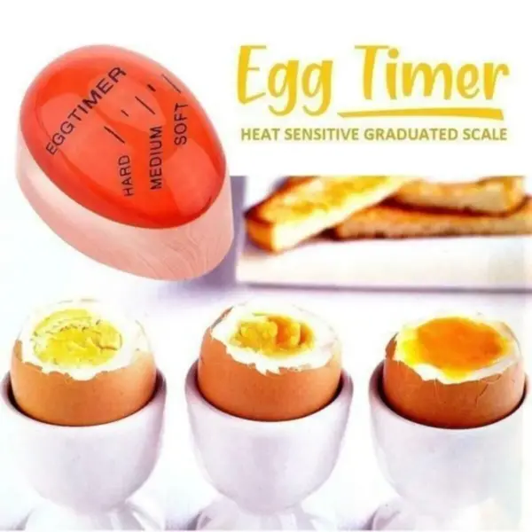 Dublör Yumurta Zamanlayıcı Egg Timer Pişirme Haşlama Süresi Aparatı Zaman Ayarlama Göstergesi