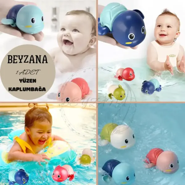 Kurmalı Bebek Banyo Oyuncağı Banyo Küvet Havuz Deniz de Yengeç